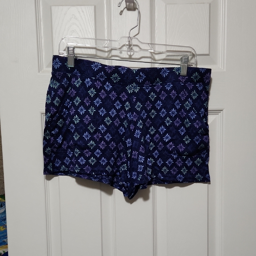 Croft & Barrow‎ Floral Sleepwear in Navy and White